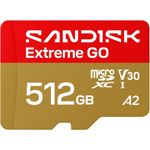 SanDisk Extreme GO microSDXC 512 GB UHS-I Speicherkarte 240 MB/s Lesen