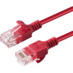 MicroConnect U/UTP CAT6A Slim 0.15M Red (V-UTP6A0015R-SLIM)
