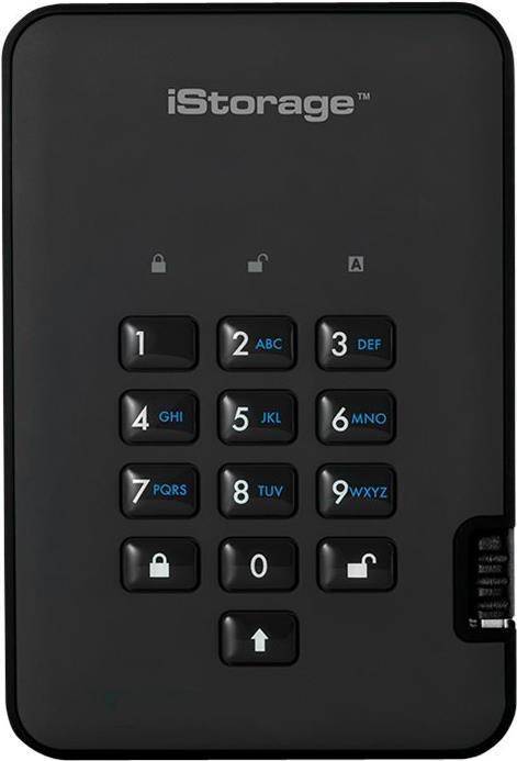 iStorage diskAshur 2 Externe Festplatte 500 GB USB 3.2 Gen 1 Schwarz
