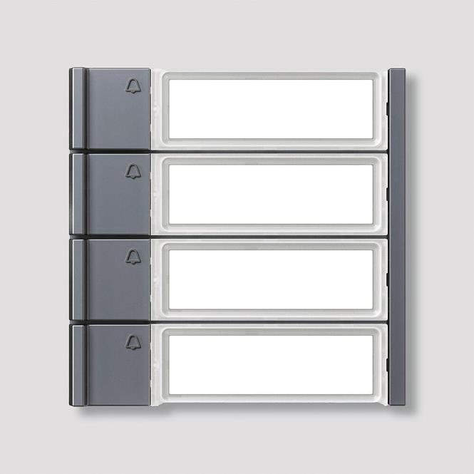 Siedle Ruftaste TM 700-4-0 AG anthrazitgrau (210011976-00)
