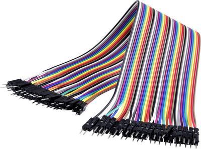 Renkforce JKMM403 Jumper-Kabel Arduino, Banana Pi, Raspberry Pi [40x Drahtbrücken-Stecker - 40x Drahtbrücken-Stecker] 30.00 cm Bunt (RF-4599692)