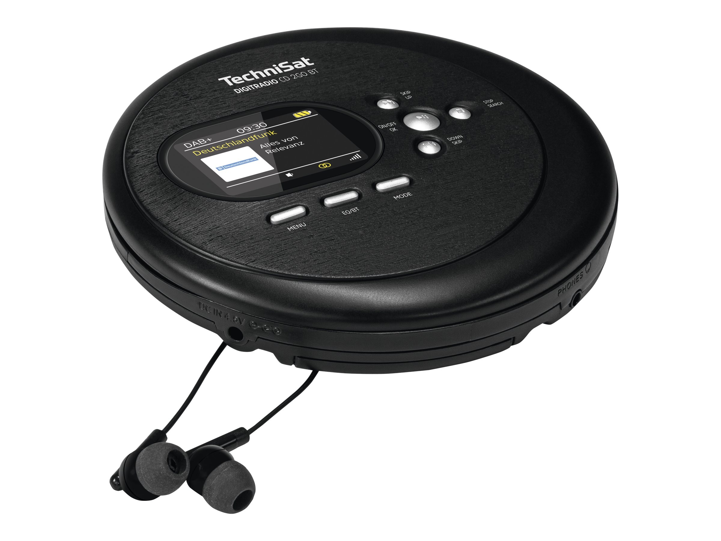 TechniSat DigitRadio CD 2GO BT DAB/DAB+/FM Schwarz