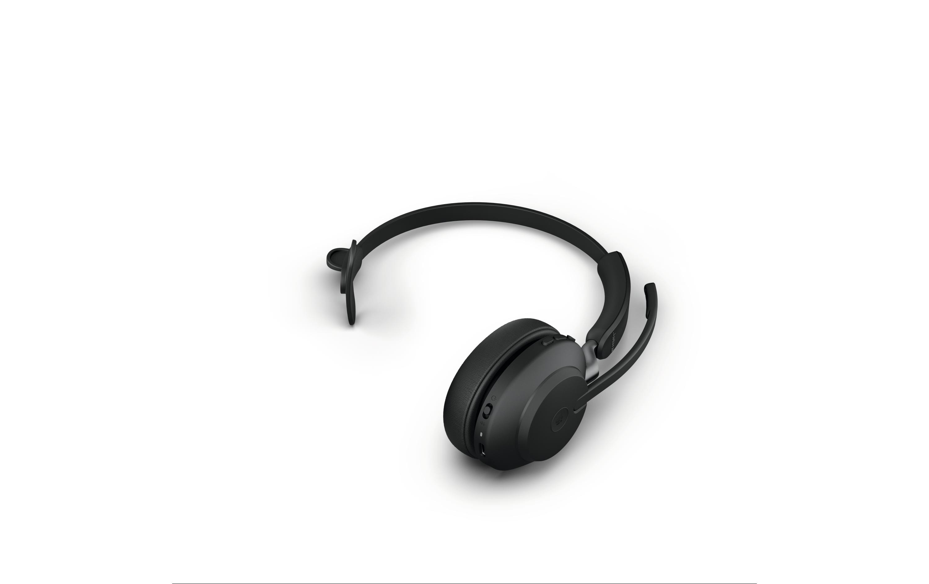 Jabra Evolve2 65 MS Mono On-Ear Bluetooth Headset Schwarz