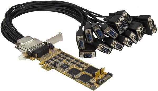 StarTech.com 16 Port PCI Express Seriell Karte (PEX16S550LP)