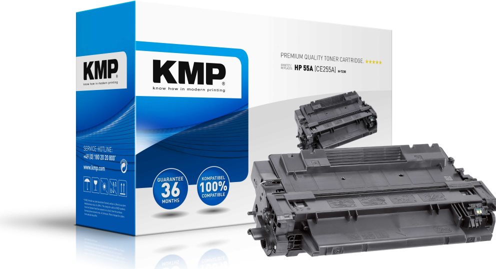 KMP H-T230 Schwarz kompatibel (1222,8000)