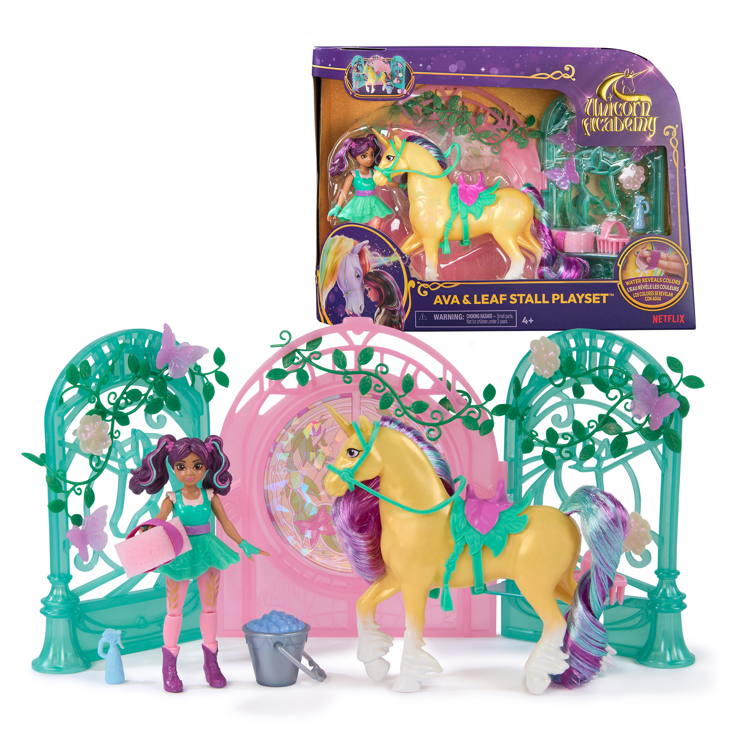 Spin Master Unicorn Academy Ava & Leaf Stall Spielset