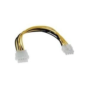 InLine® Strom Verlängerung intern, Netzteil zu Mainboard 8pol. St/Bu, 20cm (26631)