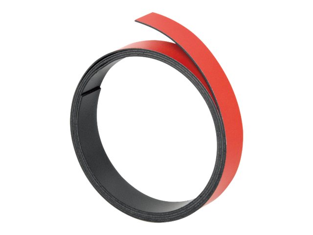 FRANKEN Magnetstreifen 1.000 x 15 x 1 mm zum Selbstzuschnitt Rot