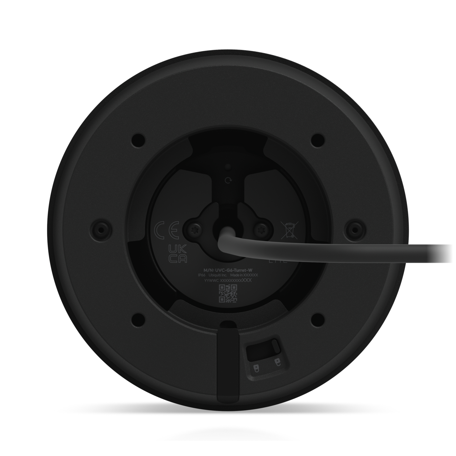 Ubiquiti UniFi Protect G6 G6 Turret 8 MP 4K Netzwerkkamera Schwarz