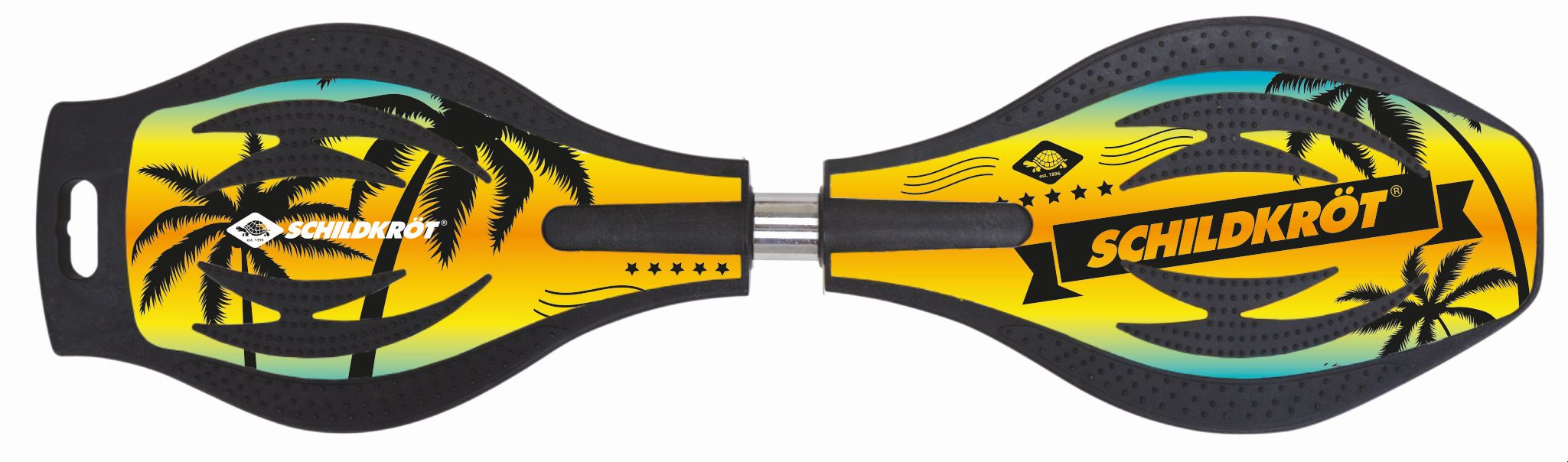 Donic Schildkröt Good Vibes Ocean Drive Waveboard Schwarz, Blau, Orange