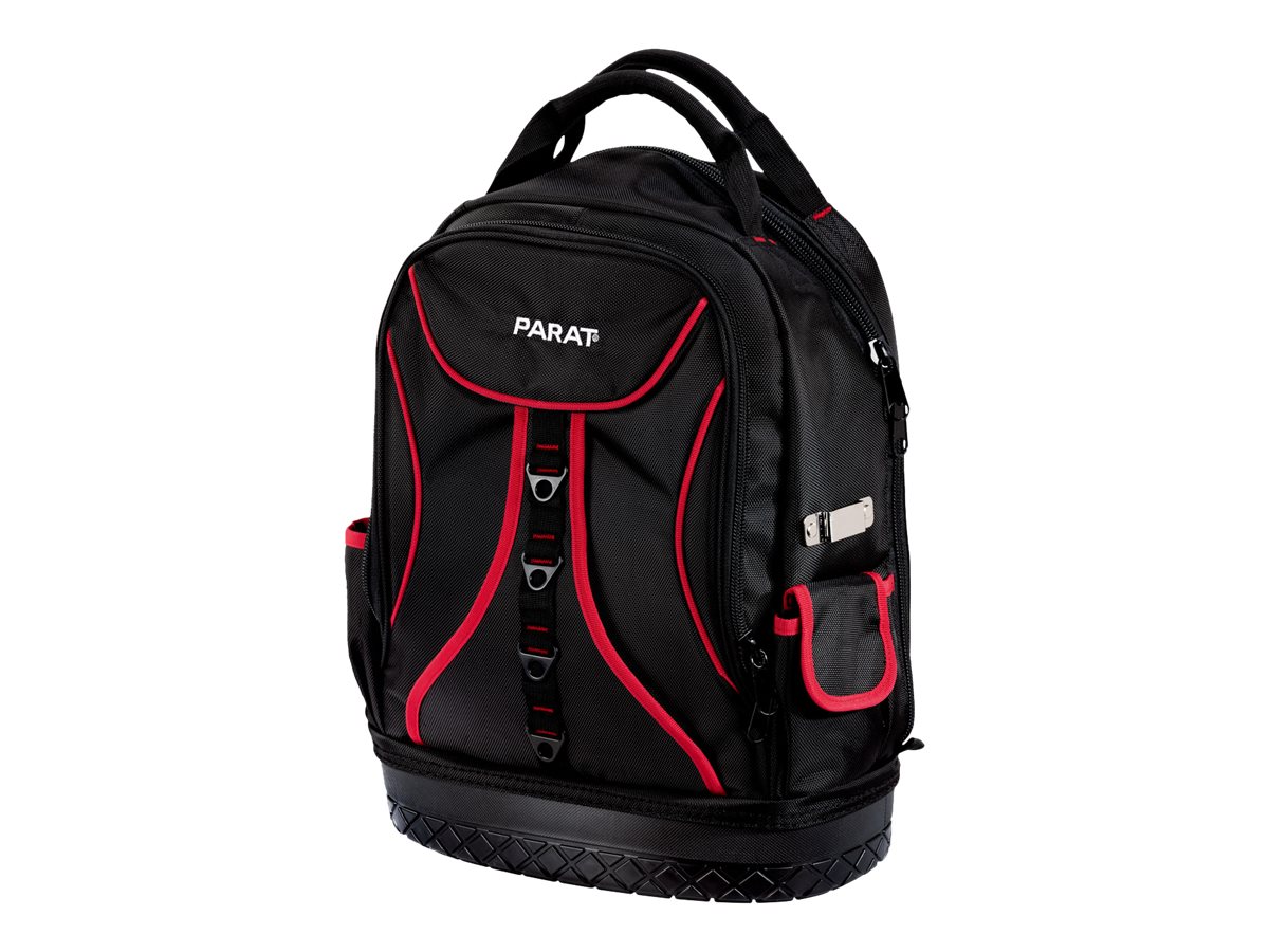 PARAT BASIC Back Pack Werkzeugrucksack Unbestückt 380 x 470 x 220 mm Schwarz/Rot