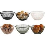 APS Brot- und Obstkorb SVART, rund, 200 mm, grün aus Metall, Höhe: 80 mm, nicht spülmschinengeeignet - 1 Stück (30471)