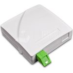 Lightwin FTTx Wanddose für 2x SC simplex Kupplungen, ohne Pigtails, weiß FTTx (FTTH WALL OUTLET 2)