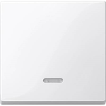 Merten Abdeckung Kontrollschalter System M, 1-M, M-Smart, M-Plan, M-Creativ Polarweiß glänzend 436019 (436019)