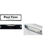 DURABLE Namensschild CLIP CARD 17x67mm mit Plattennadel 1 Pg. à 25 Stück 813301