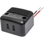 ProCar Aufbau-Power USB-C Doppelsteckdose PD/QC max 2x 30 W 12 V, 24 V (67379000)