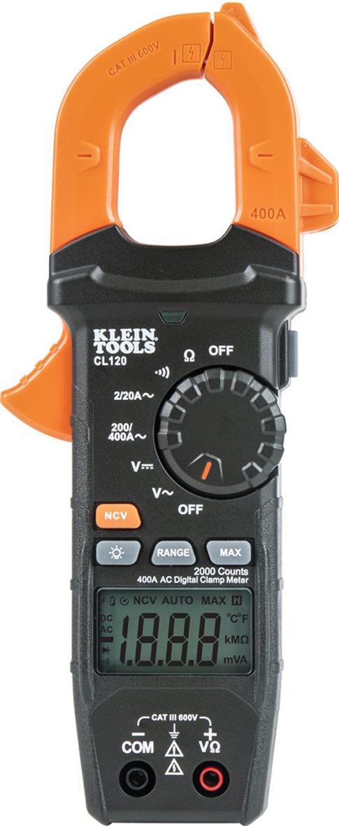 KLEIN TOOLS CL120 Digital Stromzange automatische Bereichseinstellung (CL120)