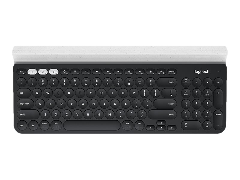 Logitech K780 Multi-Device Bluetooth Tastatur Deutsch Weiß