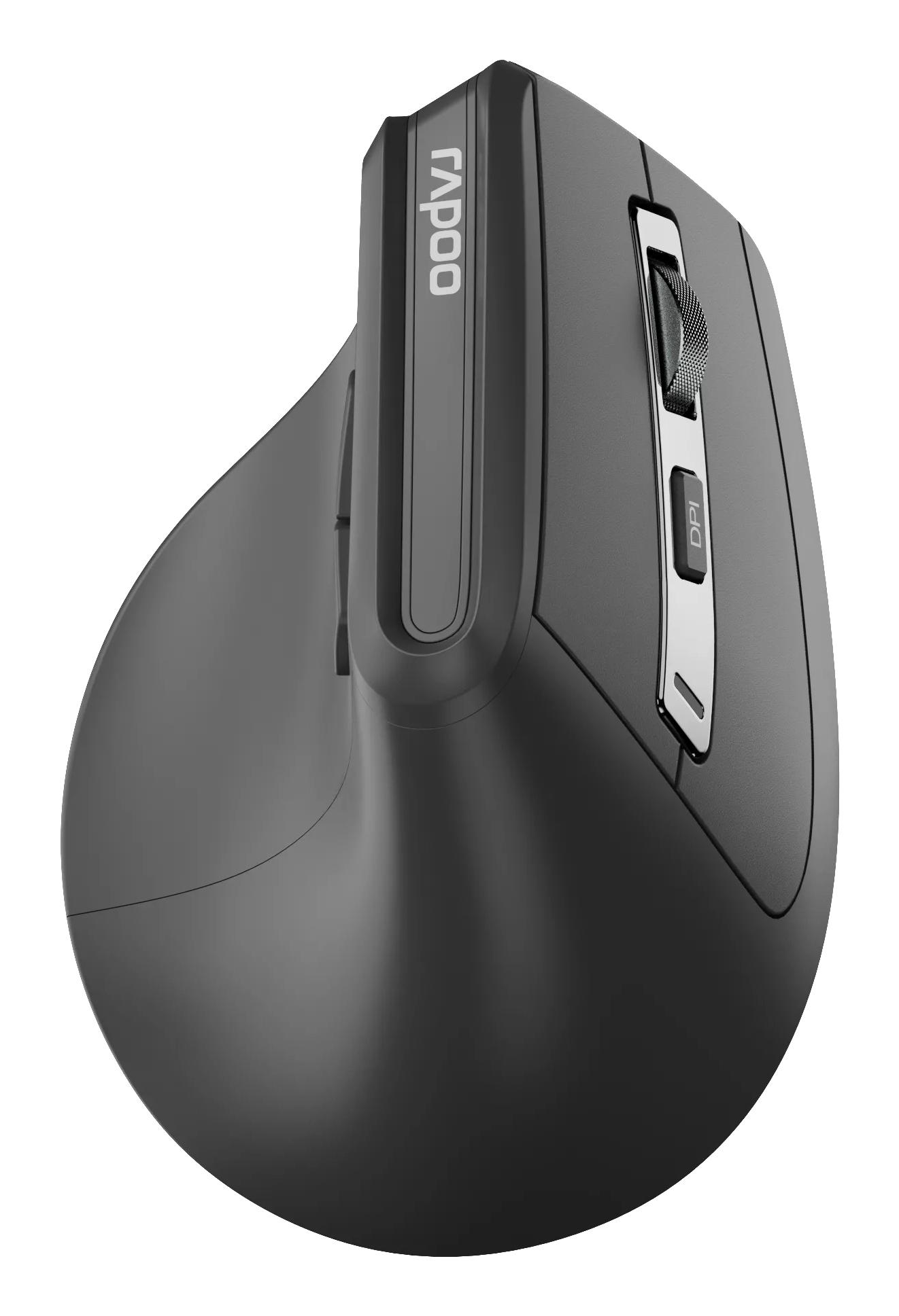 Rapoo EV310M Ergonomische Maus 2400 DPI Dunkelgrau