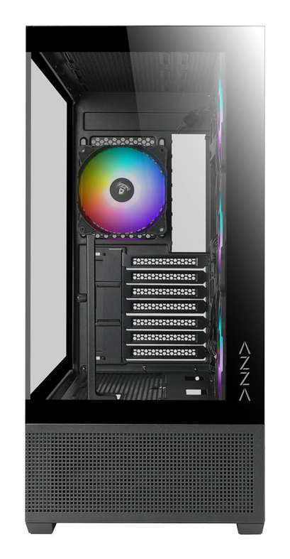 AZZA Tiara 501B Midi Tower 4x ARGB-Lüfter Schwarz
