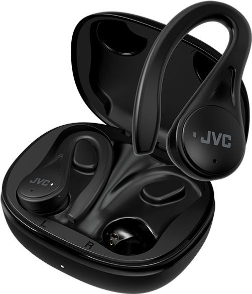 JVC HA-EC25T Kopfhörer True Wireless Stereo (TWS) Ohrbügel - im Ohr Anrufe/Musik Bluetooth Schwarz (HA-EC25T-B-U)