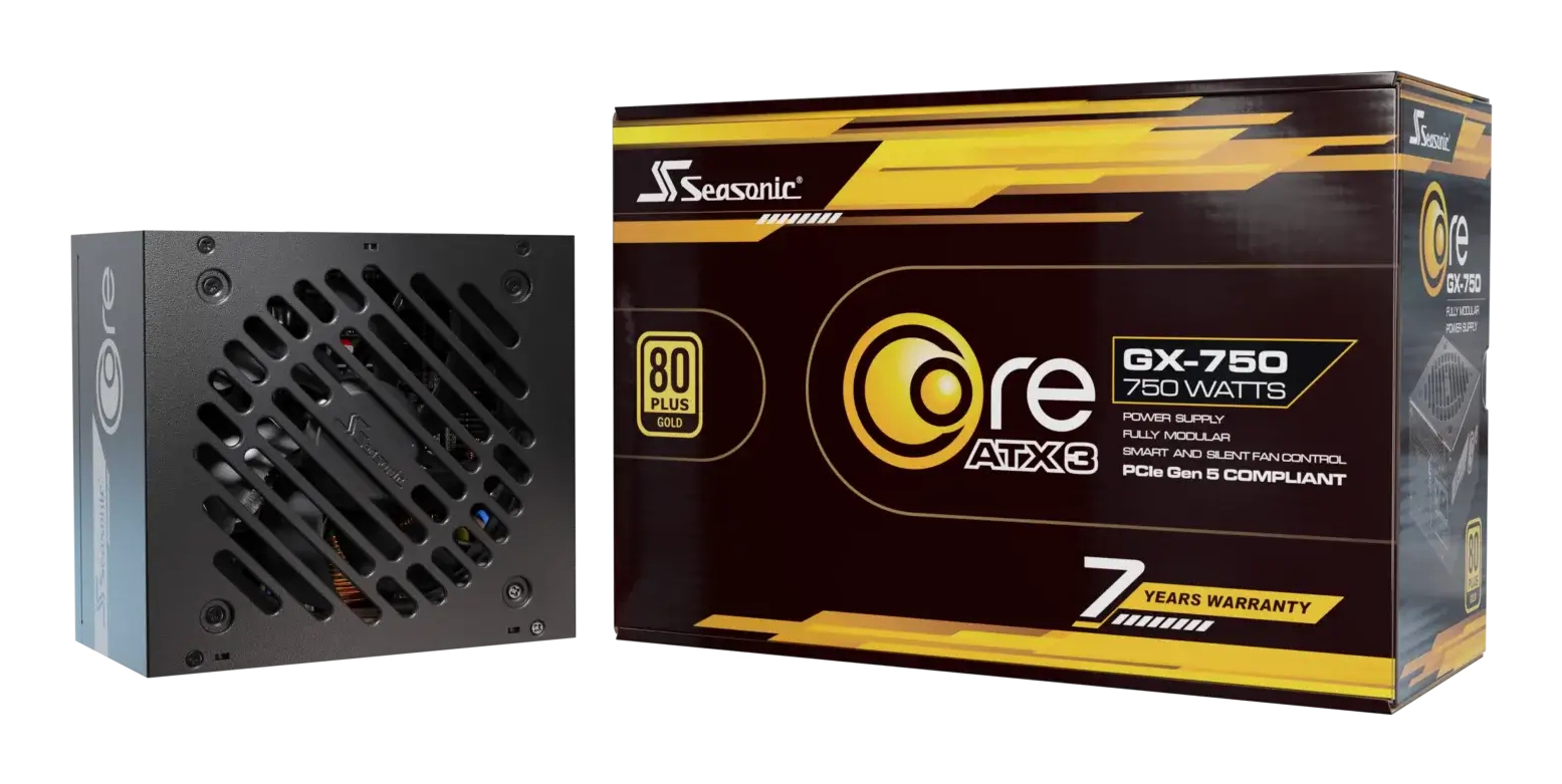 Seasonic Core GX-750 V2 750W ATX 3.1 80 PLUS Gold Vollmodular Schwarz