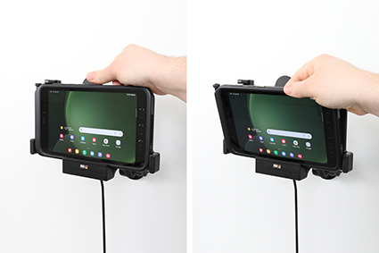 Brodit Active Holder für Samsung Galaxy Tab Active 5 SM-X300/SM-X306B Schwarz