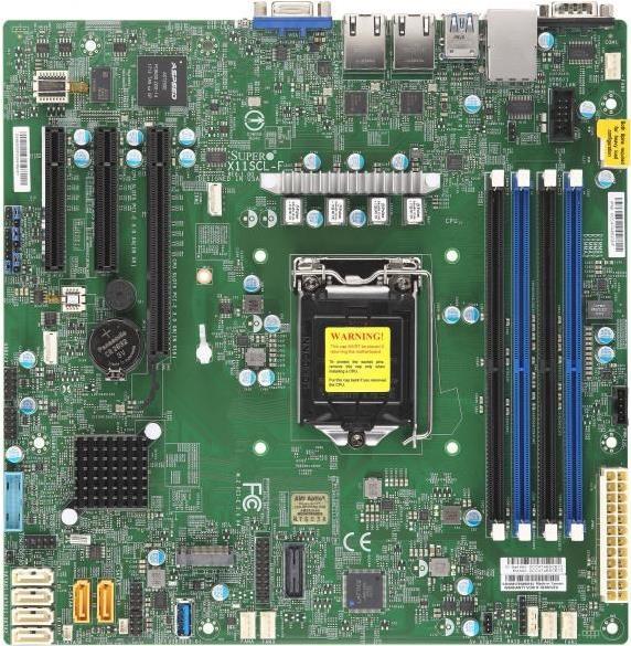 Supermicro X11SCL-F Server-/Workstation-Motherboard LGA 1151 (Socket H4) micro ATX Intel C242 (MBD-X11SCL-F-B)