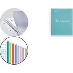 MIQUELRIUS Collegeblock "Notebook EMOTIONS", DIN A4,hellblau kariert, 160 Blatt, hochwertiges, weißes Papier 90 g/qm, mit - 1 Stück (MR46083)