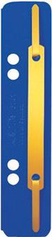 LEITZ Heftstreifen, 35 x 158 mm, Colorspankarton, blau 320 g-qm, Lochung: 60-80 mm, zum Abheften in Ordner (3701-00-35)