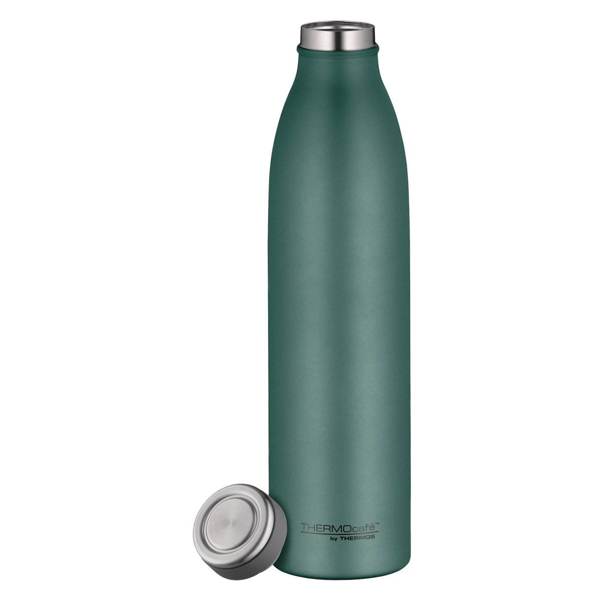 THERMOS TC BOTTLE Isolier-Trinkflasche 0,75 l Edelstahl doppelwandig BPA-frei Moosgrün