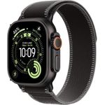 Apple Watch Ultra 3 Titanium Cellular 49mm Schwarz (Trail Loop schwarz/kohlegrau) M/L (MF1H4QF/A) (B-Ware)