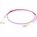 EFB-Elektronik Duplex Jumper LC-LC 50/125µ, OM4, LSZH, erika violett, Flat Twin 3x5mm, 0,5m Hersteller: EFB Elektronik (O0319FT.0,5)