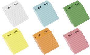 kangaro Nummernblock 1-1000, 105 x 42 mm, grün Garderobenmarken aus Papier, 70 g/qm, nummeriert von - 1 Stück (K-701112)