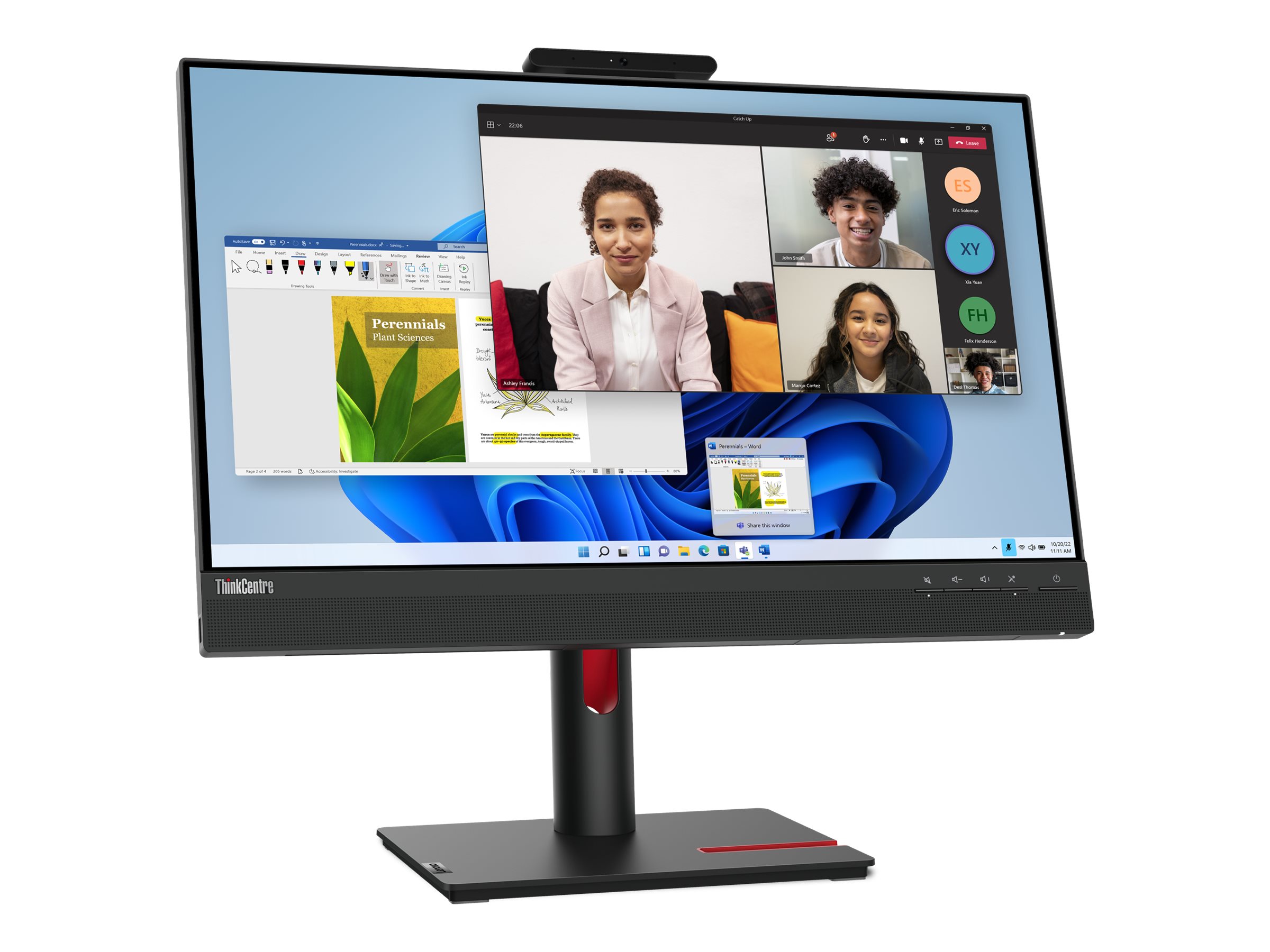 Lenovo ThinkCentre Tiny-in-One 24 Gen 5 - 24" LED-Monitor - 1920 x 1080 - Raven Black