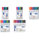 STAEDTLER Lumocolor Whiteboard-Marker 351, 6er Etui Strichstärke: 2,0 mm, Rundspitze, nachfüllbar, DRY SAFE, - 1 Stück (351 WP6-1)