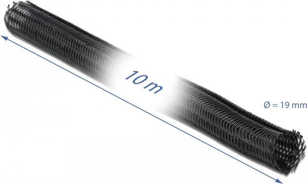 Delock Braided Sleeving self-closing (19046)