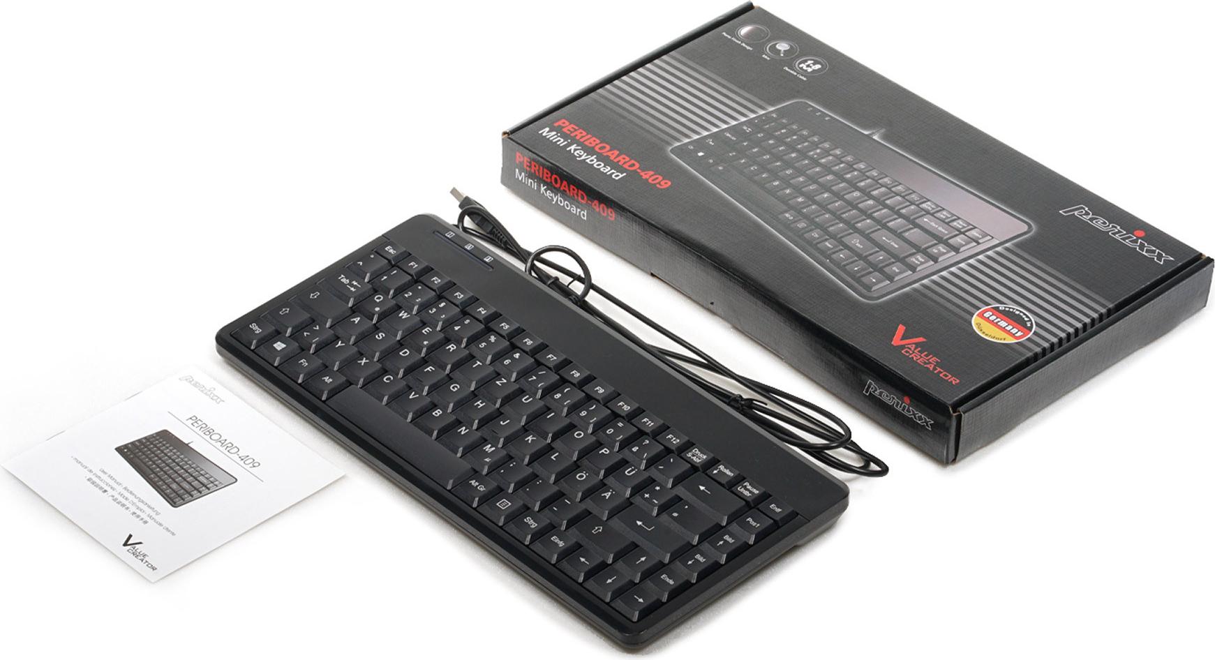 Perixx PERIBOARD-409U USB Tastatur Piano Black