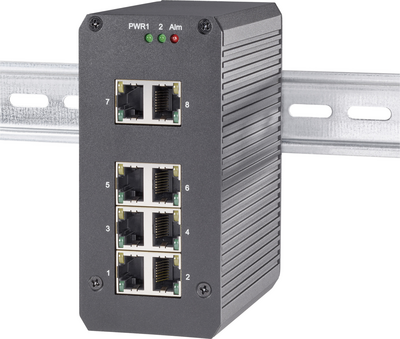 Renkforce Industrieswitch unmanaged GSHS800 Anzahl Ethernet Ports 8 LAN-Übertragungsrate 1 Gbit/s (RF-3336016)