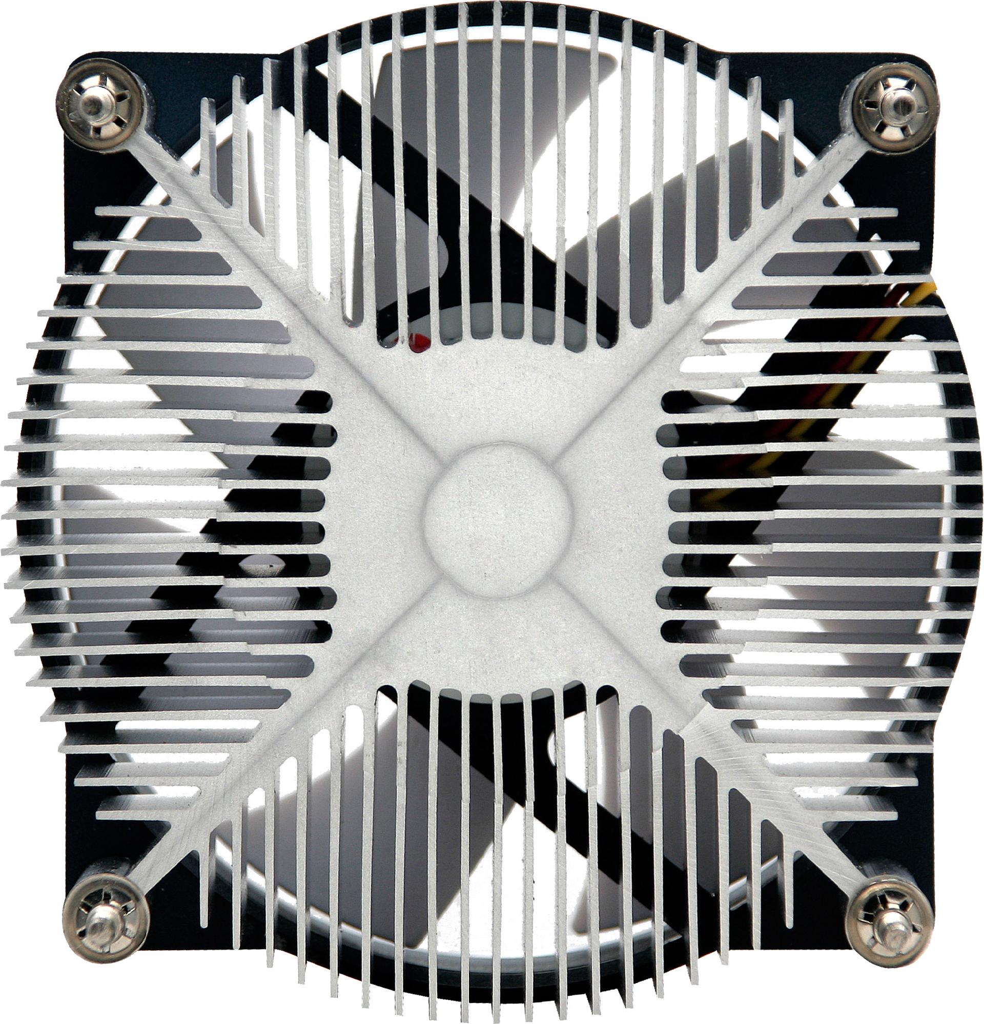 Titan TTC-NA32TZ/R CPU-Kühler Aluminium, Schwarz, Weiß