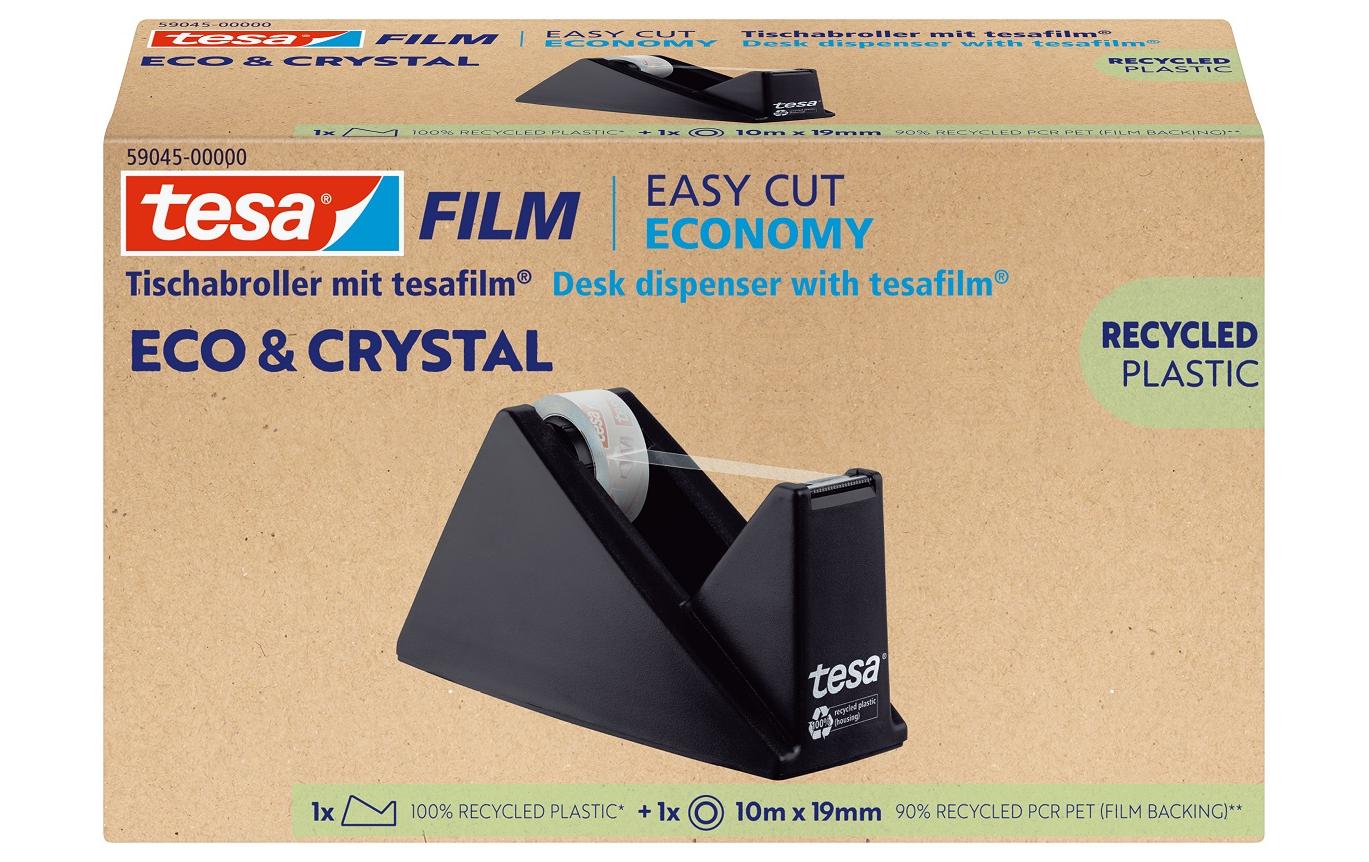 Tesa Eco & Crystal 59045-00000-00 Tischabroller Schwarz