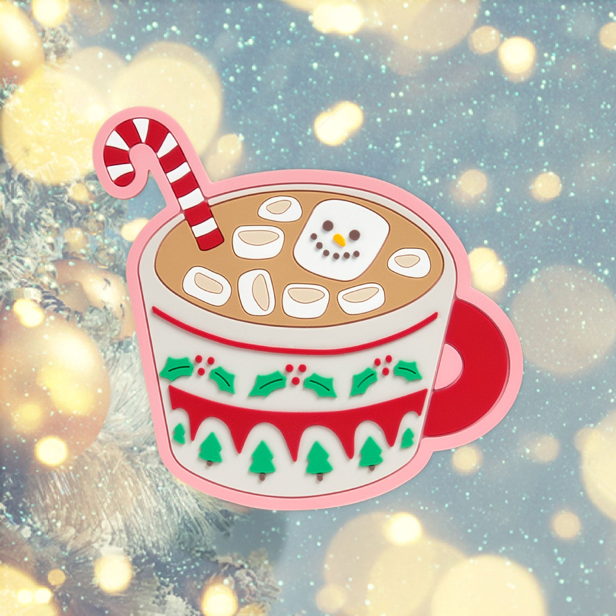 Laut International MAGMOJI MagSafe Abzeichen Snowman Chocolate Mehrfarbig