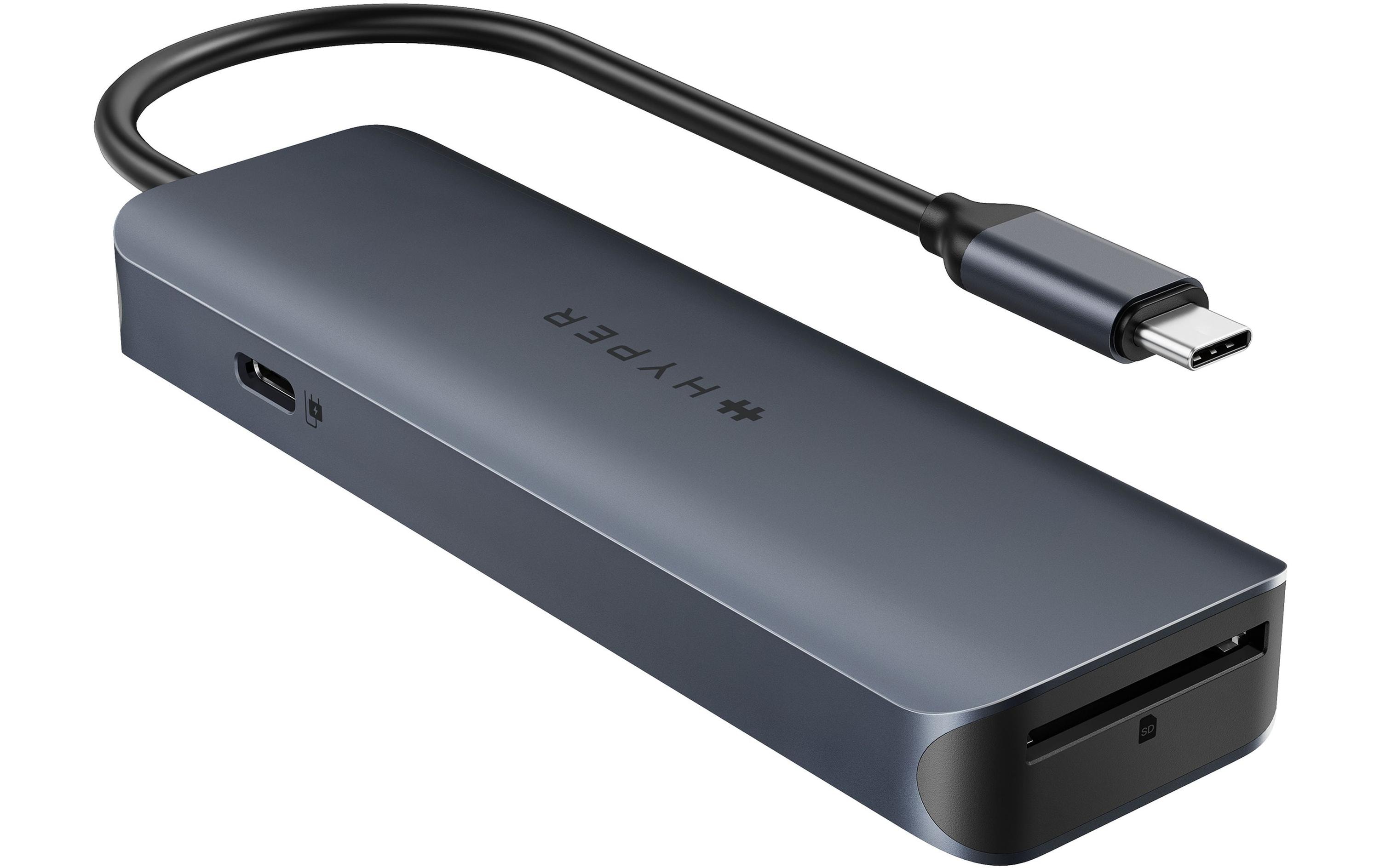 Hyper HyperDrive EcoSmart Gen.2 USB-C 6-in-1 Hub mit 100 W PD Schwarz