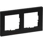 Legrand SEANO+2-fach Rahmen in 765382 der Farbausführung Schwarz lackiert 5 (765382)