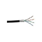 InLine® Patchkabel Cat.5e, schwarz, SF/UTP, AWG26, PVC, 100m (72099S)