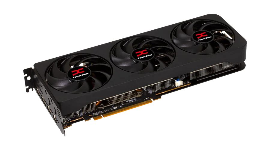 PowerColor Reaper Radeon RX 9070 GRE 12 GB GDDR6 Grafikkarte Schwarz/Rot