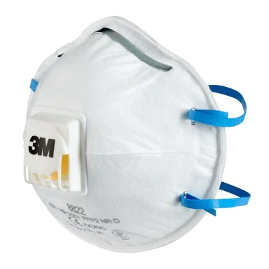 3M Cool Flow 8822 FFP2 NR D Atemschutzmaske Halbmaske 5 St. Weiß