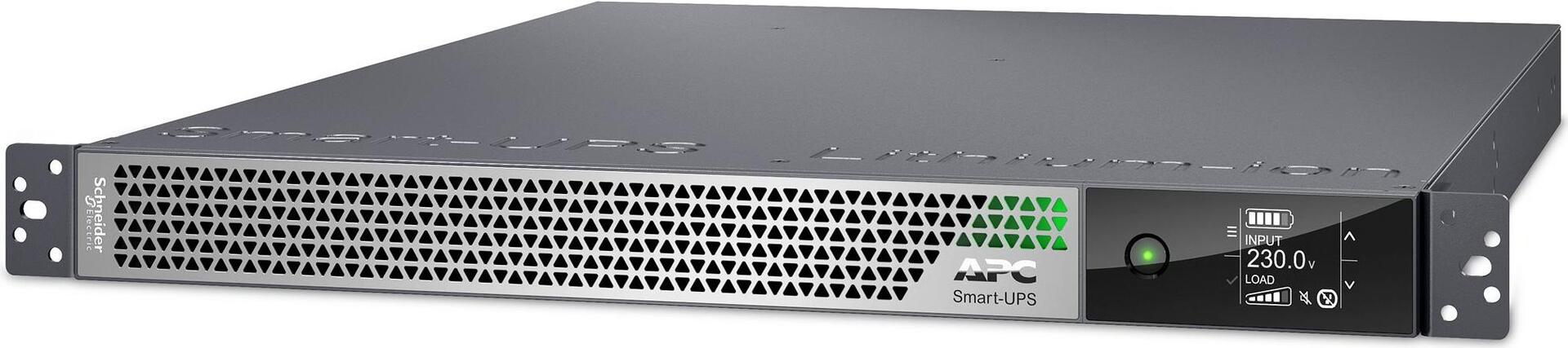 APC Smart-UPS Ultra SRTL2K2RM1UINC USV Online-Doppelwandler 2200 VA 2200 W Lithium-Ionen 1U Silbergrau