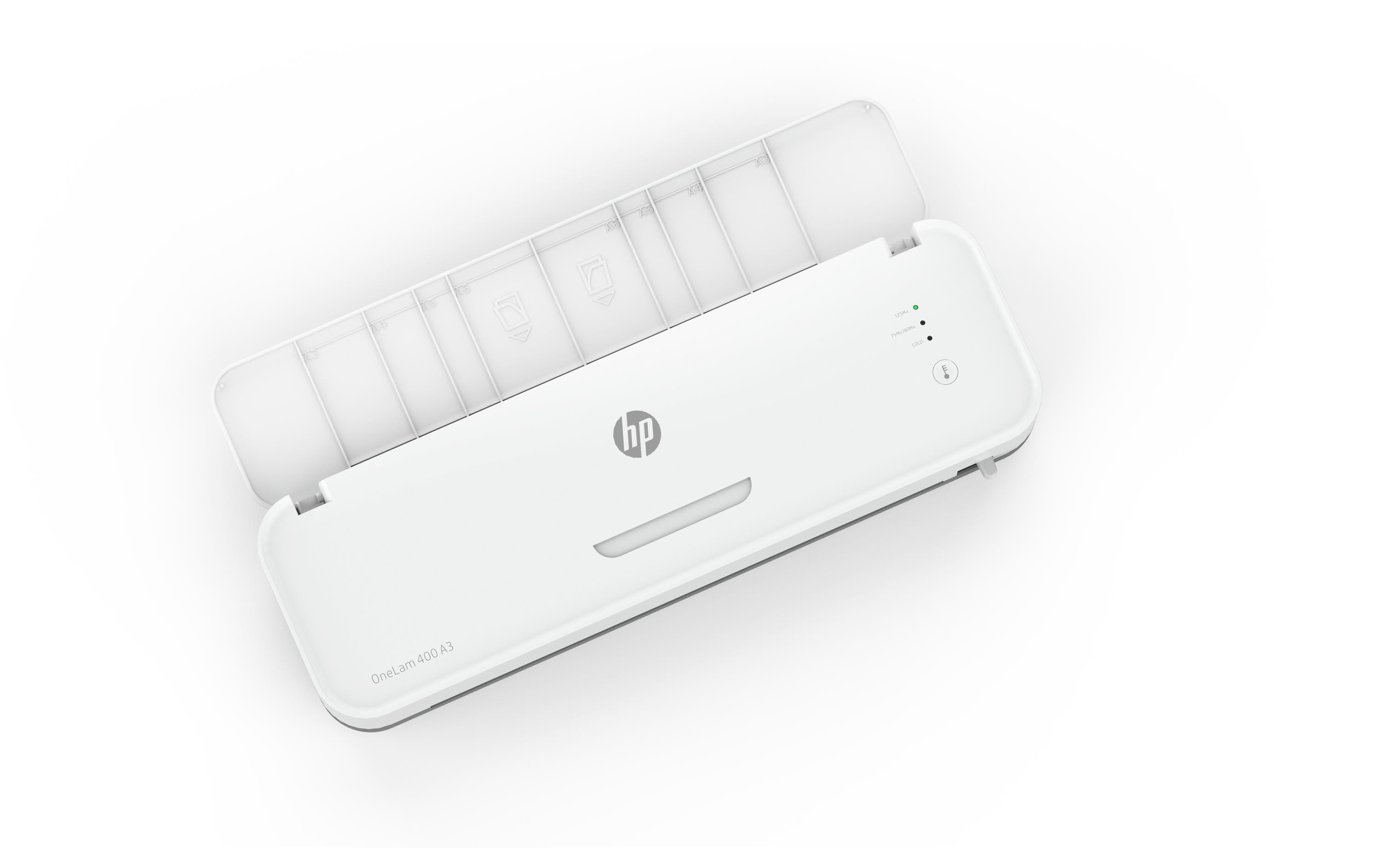 HP OneLam 400 A3 Laminiergerät für Heiß- und Kaltlamination Weiß