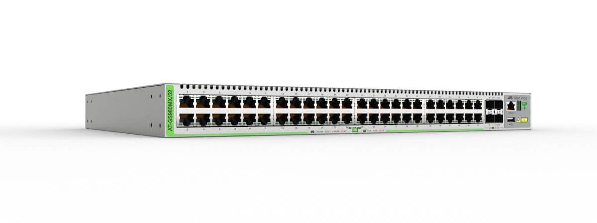 Allied Telesis GS980MX AT-GS980MX/52-50 Managed L3 Switch 52 Ports Grau